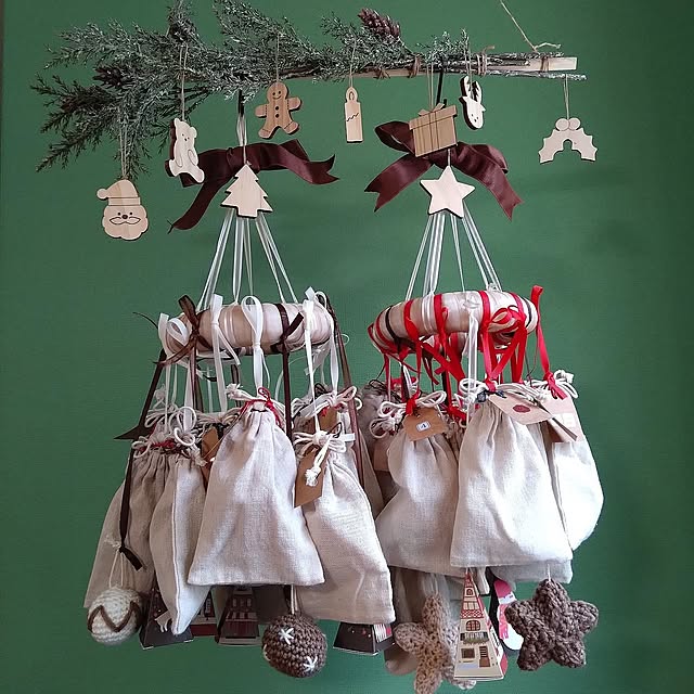 Overview,北欧,クリスマス,クリスマス雑貨,クリスマス飾り,アドベントカレンダー,アドベントカレンダーDIY,クリスマスマーケット,クリスマスマーケット風,クリスマスマーケットアドベントカレンダー,3COINS,ダイソー,セリア,カルディ sawaの部屋