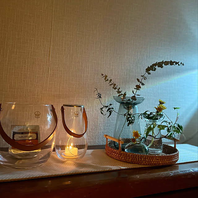 たんぽぽ,春の模様替え,My Shelf,KINTO,ラタントレイ,フラワーベース,ホルムガード,ランタン momo_sanの部屋