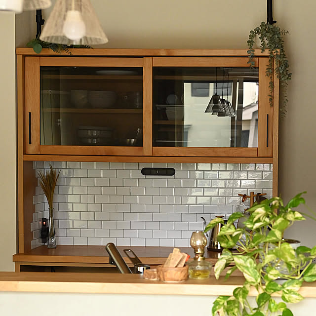 Kitchen,DIY,リメイク,壁紙,ナチュラルインテリア,マイホーム,カフェ風インテリア,注文住宅,タイルシール,壁紙DIY,タイルシート,リメイクシート,木のぬくもり,心地よい暮らし,一番好きな場所,Dream Sticker,ドリームステッカー,日の光,サブウェイタイルシール Ayaの部屋