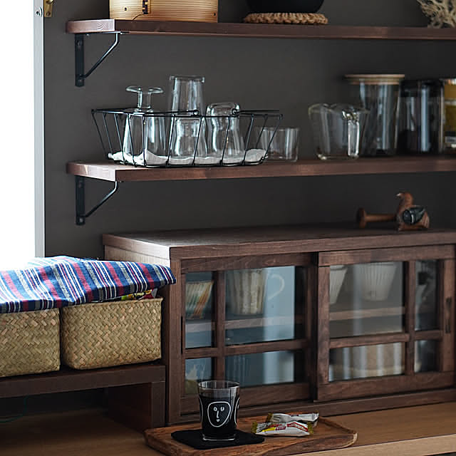 Kitchen,平屋,いつもありがとうございます♡,コメントお気遣いなく♡,スタンダードプロダクツ,ベルメゾン,棚DIY,キッチン背面棚DIY,新しくて懐かしい mackyの部屋