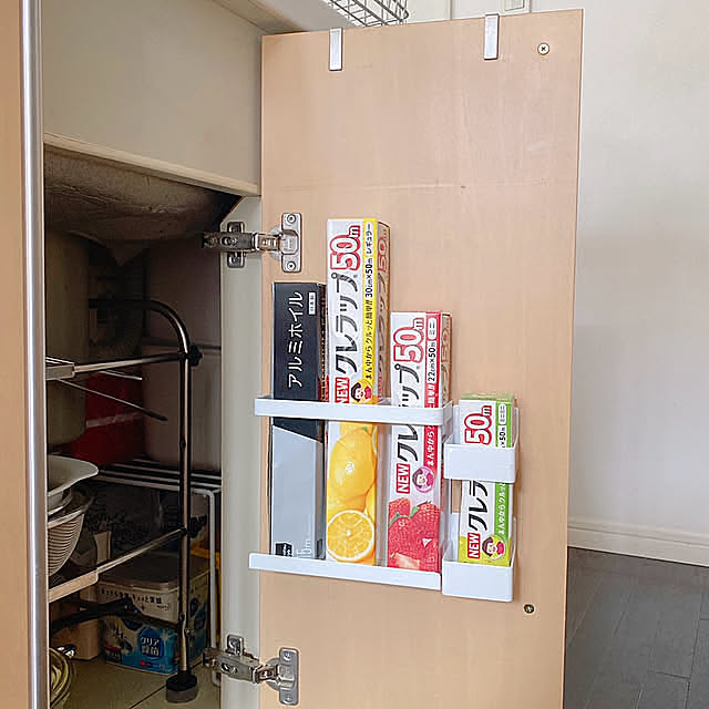 Kitchen,マグネット収納,ダイソー,ニトリ,キャンドゥ,セリア,使い捨て手袋収納,排水口ネット収納,メラミンスポンジ収納,ラップホルダー,隙間収納 biroballonneの部屋
