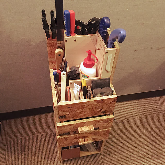 工具をもっと使いやすく!DIYで作る工具箱・工具棚の実例集 工具をもっと使いやすく!DIYで作る工具箱・工具棚の実例集