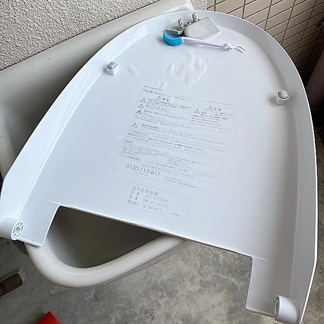 ホワイトインテリア,中古マンション,シンプルインテリア,シングルマザー,母子家庭,トイレ念入り掃除,小掃除記録,Bathroom yossiiの部屋