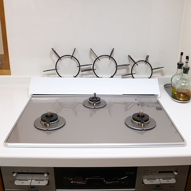 排気口カバー,キッチン掃除,ホワイト,時短,ガスコンロ,スッキリ,家事,シンプルに暮らしたい,Kitchen miomioの部屋