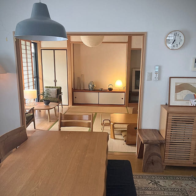 ミックスインテリア,平屋暮らし,子どもと暮らす,3枚投稿,pic③洗ったウルトラ怪獣を干しています kaoriの部屋
