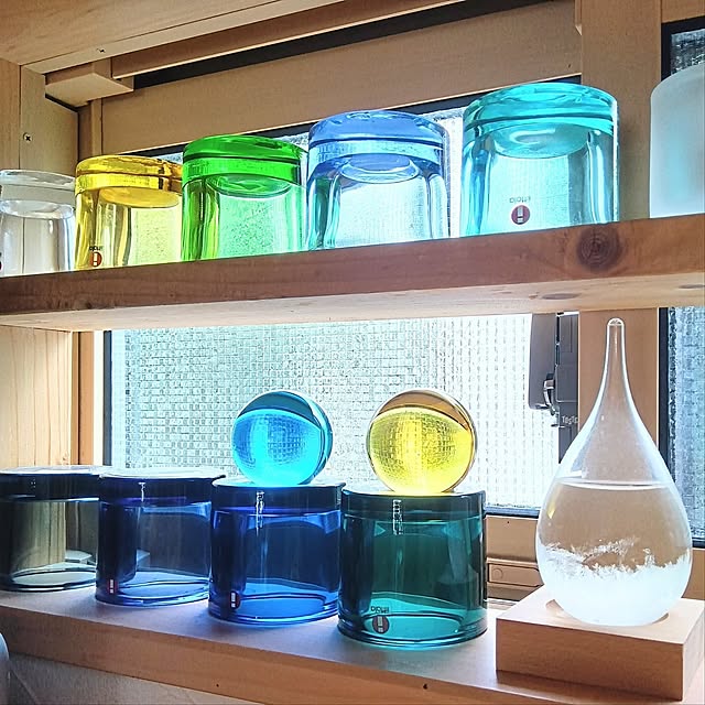 My Shelf,ガラス雑貨,イッタラ kivi,イッタラ,イッタラガラス,イッタラ　ガラススフィア,ガラス好き,ガラスのオブジェ,キャンドルホルダー,テンポドロップ h.t.の部屋