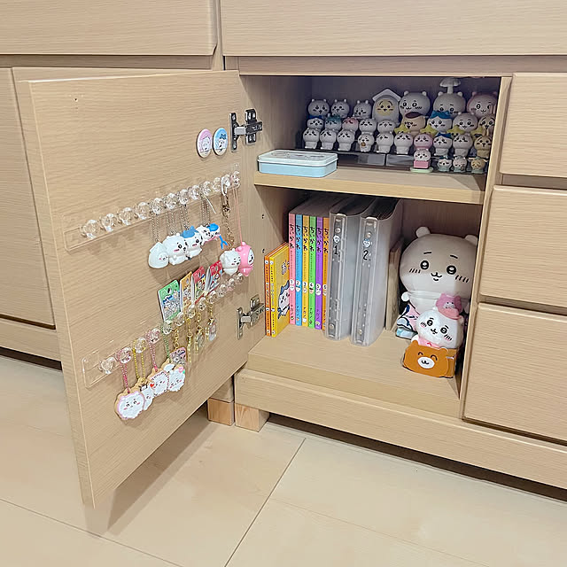 My Shelf,ちいかわ,推しのいる生活,建売,建売住宅,建て売り一戸建て,掃除しやすい家,すっきり暮らす,友達や親戚もちいかわくれる Minoriの部屋