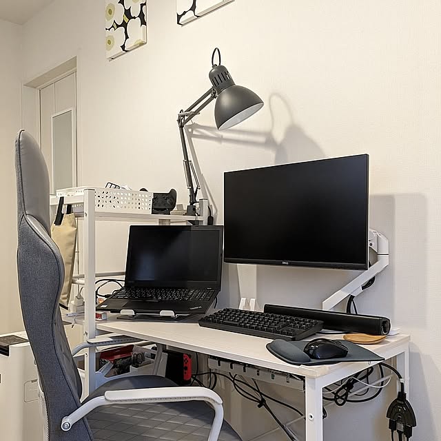 My Desk,IKEA,ニトリ,在宅勤務,テレワーク,PCモニター shoko985の部屋