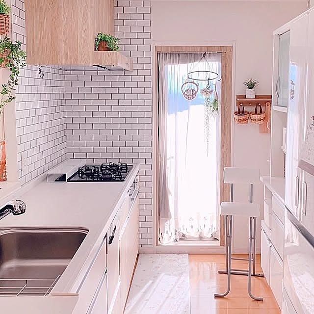 Kitchen,椅子,ニトリ,フェイクグリーン aの部屋