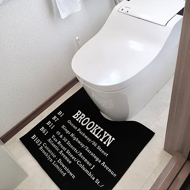 Bathroom,ニトリトイレマット,パナソニックトイレ MARIRINの部屋