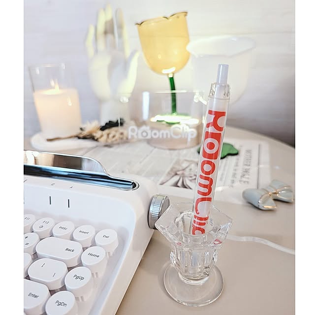 My Desk,roomclipステッカー,roomclip,ボールペン,オリジナルボールペン,ステッカー,セリア,インテリア,ワンルーム,一人暮らし,1K,1R,レオパレス,賃貸インテリア,ひとり暮らし,1K 1人暮らし,賃貸でも諦めない！,収納アイデア,1K ひとり暮らし,レオパレス21,一人暮らしインテリア,ひとり暮らしインテリア,レオパレスでも諦めない,レオパレスインテリア,レオパレスだからできる事,RoomClipステッカーの飾り方,イベント受賞 megurinの部屋