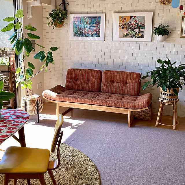 Overview,カンディハウス　アルプ,カンディハウス,観葉植物,ソファ,マンション,マンション暮らし,観葉植物のある暮らし marukoの部屋