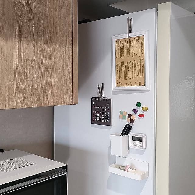 Kitchen,プチプラインテリア,リノベーションマンション,冷蔵庫横,アスパラガス,こどもと暮らす nokonokoの部屋