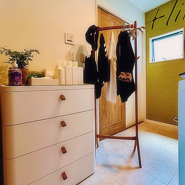 Bathroom,コメントお気遣いなく♡,プチストレスからの解放,ハンガーラック,Studio Clip,2階洗面所,洗面所見直し,チェスト,SANKA,この春、買ってよかったもの,KEYUCA roenの部屋