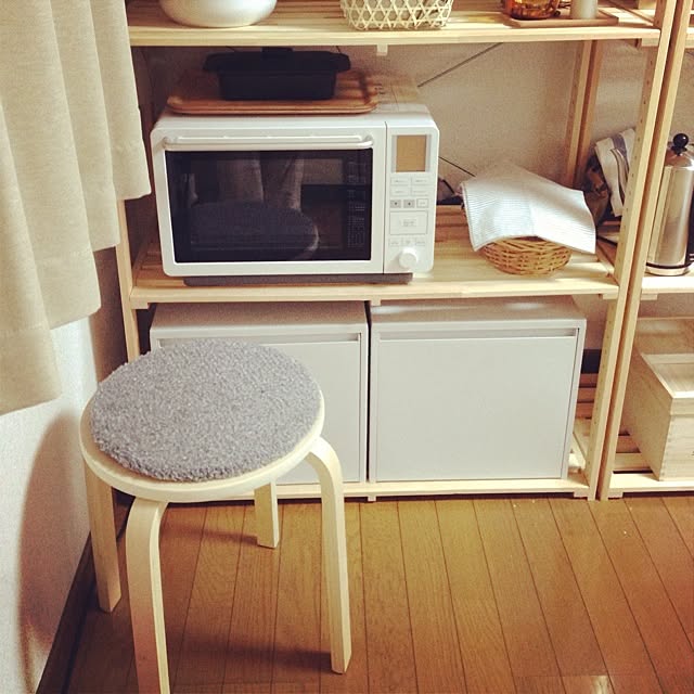 Kitchen,電子レンジ,スツール,IKEA,無印良品,ダストボックス 0102の部屋