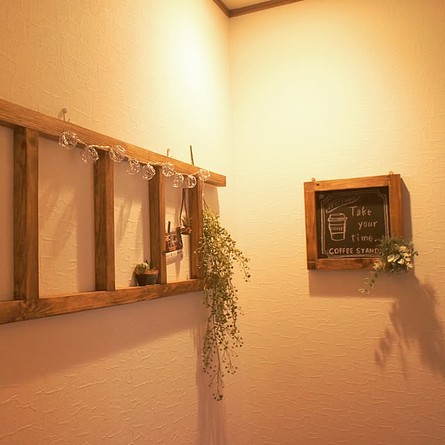 Bathroom,チョークアート,カフェ風,ラダー,いなざうるすやさん♡,いなざうるす屋さん,廊下の壁,廊下,フォロー&いいね ありがとうございます♡,DIY,埼玉,リミア⇨mont-blue☆imoan,アメブロやってます♪ mont-blueの部屋