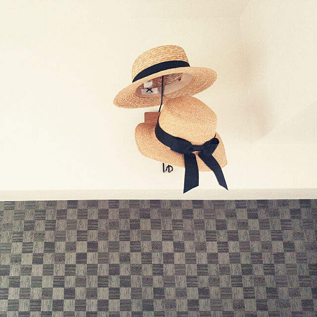 On Walls,木製,ハットハンガー,帽子掛け,麦わら帽子,カンカン帽,帽子 sheeの部屋