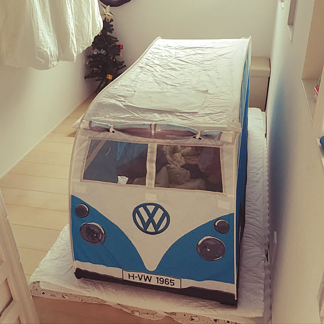 Bedroom,キッズテント,子供部屋,次女の部屋,こどもと暮らす。,見せる収納,ていねいな暮らしに憧れて utayukaの部屋
