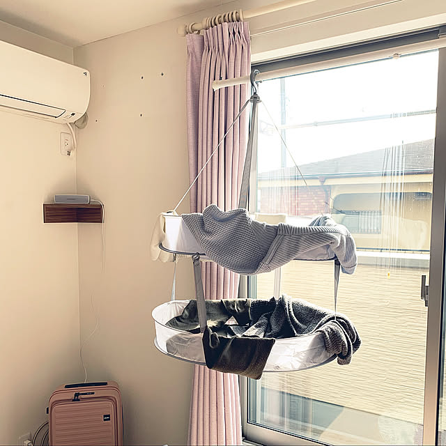 3COINS雑貨,洗濯干しスペース,3COINS,セーター干しネット,On Walls mameazの部屋