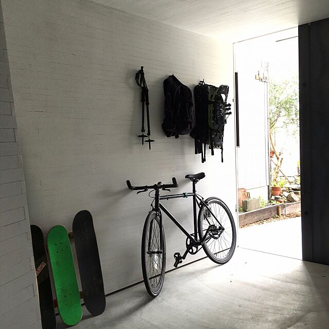 Entrance,スケートボード,リュック,自転車置き場 temtasobiの部屋