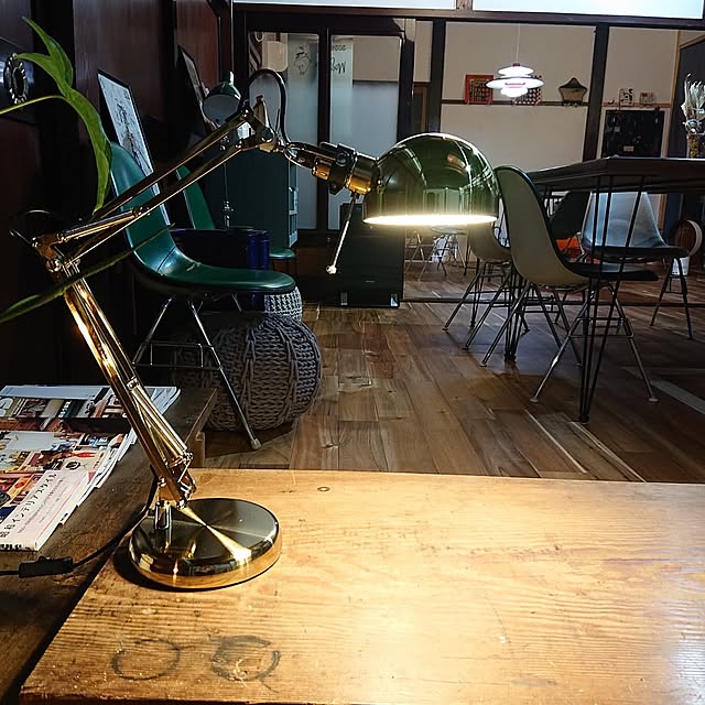 My Desk,古民家,ミッドセンチュリー,イームズ,古民家リノベーション,エジソン電球,IKEA artfieldの部屋