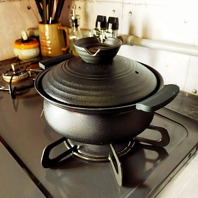 Kitchen,団地,古い団地,卓上鍋,土鍋,土鍋もどき,鍋敷き,ニトリの鍋敷き,ニトリ,ニトリの鍋,1人鍋 kobakissaの部屋