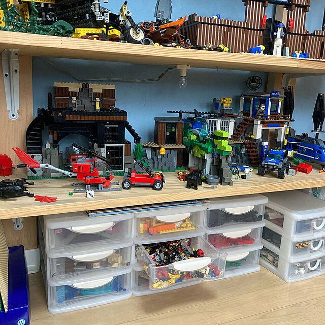 レゴ,長男部屋,レゴ収納,レゴ棚,ディアウォール DIY,主人のDIY☆,My Shelf kaoの部屋