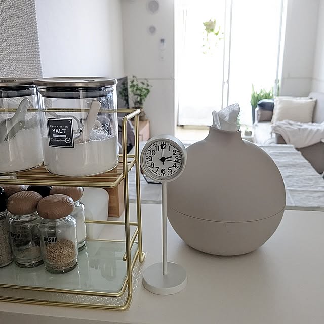 My Shelf,時計,1LDK,無印良品,置き時計 kumiの部屋