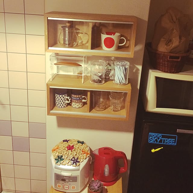 Kitchen,無印良品 壁に付けられる家具,無印良品,DIY,一人暮らし,多肉植物 shonkoの部屋