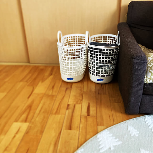 置きっぱなし,心地よい暮らし,フレディレック,ランドリーバスケット,洗濯かご,Lounge Rの部屋
