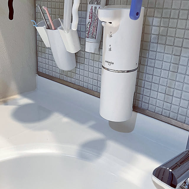 Bathroom,浮かせる化,浮かせる収納,ソープディスペンサー,オートディスペンサー,オートソープディスペンサー,洗面所グッズ,マンション,狭小住宅,小さなおうち,中古マンション,RCの出会いに感謝♡,マンション暮らし,NO RC NO LIFE☻*,こどものいる暮らし,見てくださって感謝です♡,何気ない日常に感謝,狭くても心地良く♡,2LDK,洗面所,洗面台 ha_ru76の部屋