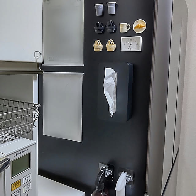 RoomClipショッピング,夏のスペシャルクーポン,tower,山崎実業,マグネットコンパクトティッシュケース,DEAN＆DELUCA,DEAN&DELUCAマグネット sachiの部屋