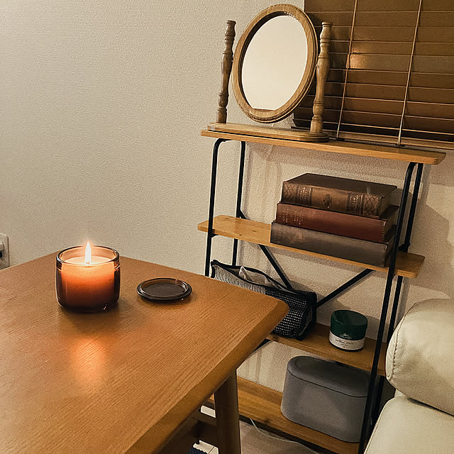 My Desk,フレグランスキャンドル,香りのある暮らし,無印良品,キャンドル RNAの部屋