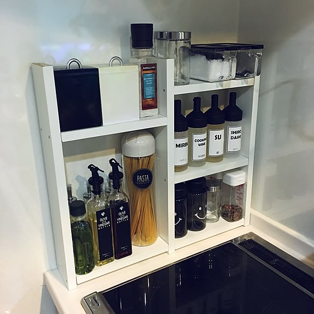 Kitchen,DIY,100均,モノトーン Namiの部屋