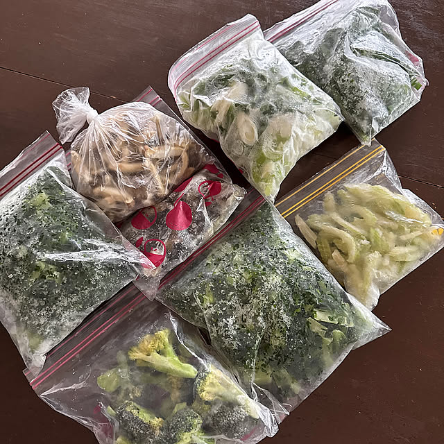 Kitchen,野菜,冷凍保存,冷凍野菜,節約 Hidamari-Rの部屋
