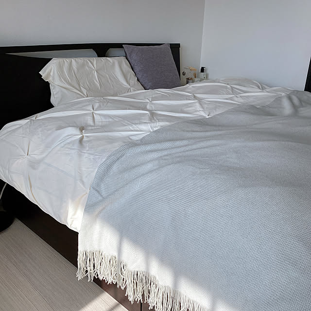 布団カバー,シーツカバー,ベッドルーム,RoomClipショッピング,おうち見直しキャンペーン,Bedroom miyabi_homeの部屋