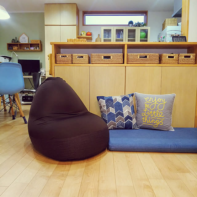 Lounge,ナフコ21スタイル,ビーズクッション,クッションカバー couchanの部屋