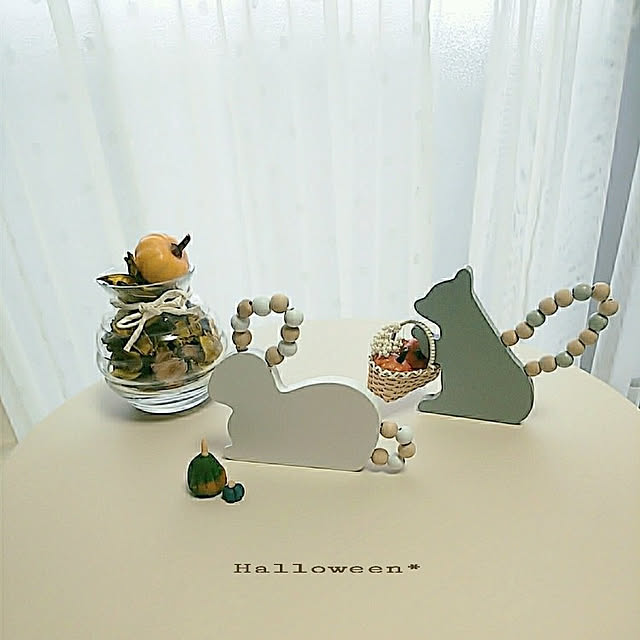 My Desk,ハロウィン,おはようございます✩.*˚,韓国雑貨,セリア,ウッドビーズオブジェ,フラワーベース,ナチュラル,かぼちゃ,訪問やｺﾒが行き届かずｺﾞﾒﾝﾅｻｲ↷↷,ポプリ,9月4日,コメントはお気遣いなくです(´˘`*),セリア韓国雑貨,アニマル umiumiの部屋