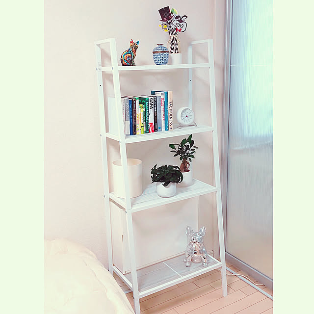 Bedroom,オープンシェルフ,IKEA,IKEAカタログ2019,NO GREEN NO LIFE,mix style,海外インテリア好き,アートのある暮らし oliverの部屋