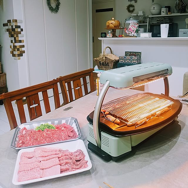 My Desk,焼肉,おウチ焼肉,アラジングラファイトグリラー,Aladdin,煙出ない,おすすめ fumitanの部屋