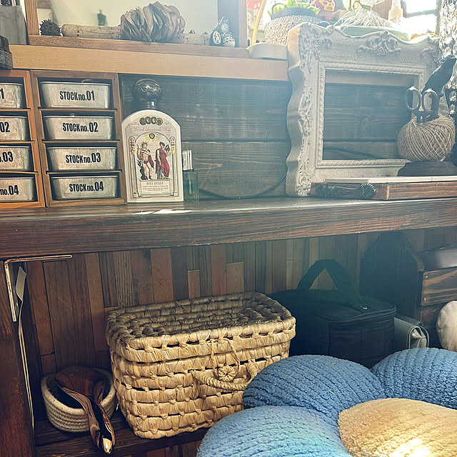 My Shelf,かご収納,雑貨大好き♡,籠,籠収納,ドライヤー収納,絹女,ディスプレイ,セリアブリキフレーム,セリアブリキ缶,セリア雑貨,セリア Fumiの部屋