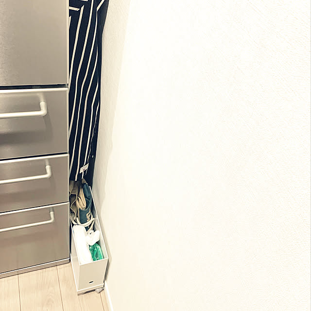 ポリプロピレンファイルボックス,ポリプロピレン収納,冷蔵庫横,狭小住宅,シンプル,狭い部屋,シンプルインテリア,すっきり暮らす,無印良品,Kitchen Annの部屋