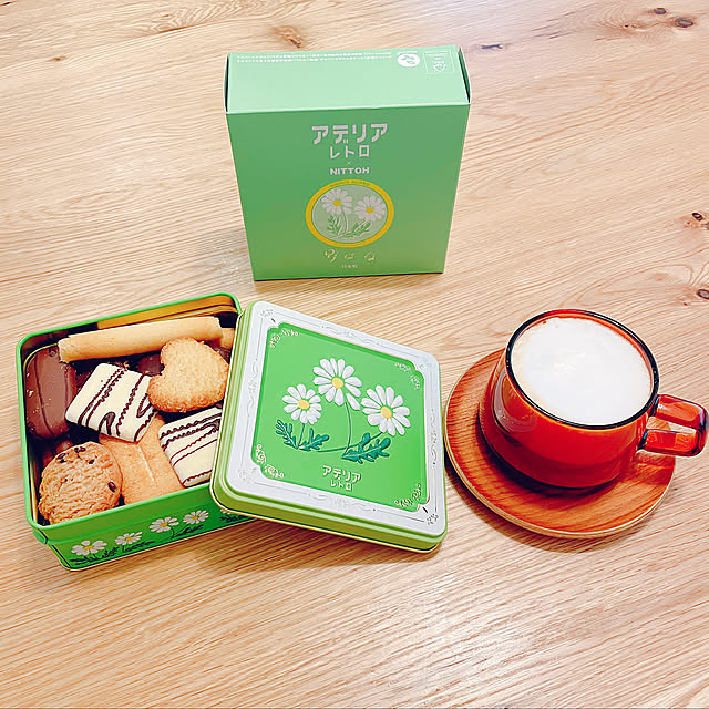 コーヒータイム,KINTO,コストコ,クッキー,キャニスター缶,アデリアレトロ,くつろぎ時間,ナチュラル,グリーン,癒し,コーヒーカップ,土間,お気に入りの場所,吹き抜けのある家,My Desk YUKOの部屋