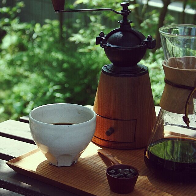 My Desk,コーヒー,中西ミル,ケメックス,コーヒーミル,雑木の庭 Hisashiの部屋
