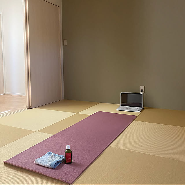 宅トレ,ヴェレダオイル,ヨガスペース,和室,北欧,心地よい暮らし,Overview mine_domの部屋