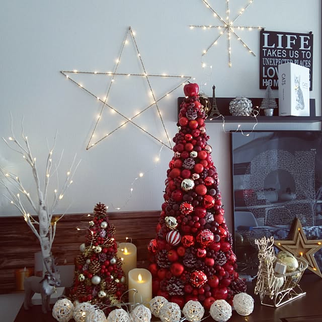 My Shelf,クリスマス,アクタス,私の写真にいいね感謝です(*^^*),上手く昭明や、ミドリを入れたい,フランフラン,ハンドメイド作品大好き,クリスマスディスプレイ,白黒にしたい願望,アフタヌーンティ nao0219の部屋