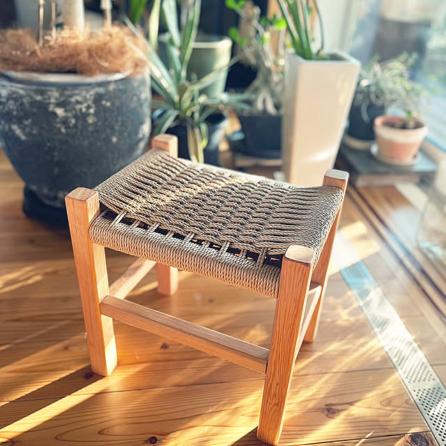 Lounge,ペーパーコードスツール,ペーパーコード,スツールのある暮らし,スツールDIY,スツール,ハンドメイド search1132の部屋