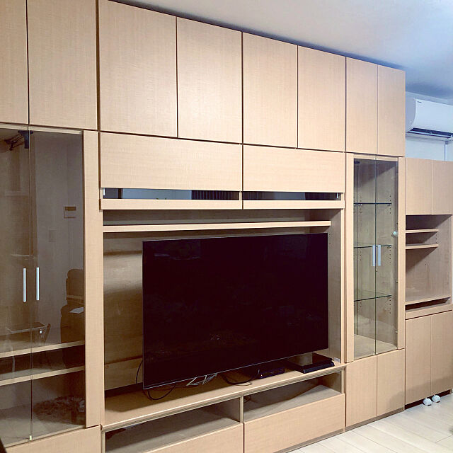 壁面収納テレビボード,壁面収納,建売住宅,Lounge daizuの部屋