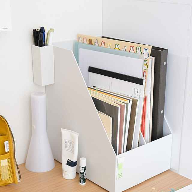 ワークスペースのある家,ワークスペース,無印良品,文房具収納,My Desk pyokopyokopの部屋