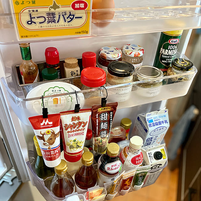 ドアポケット収納,冷蔵庫,調味料収納,Kitchen yasuyo66の部屋